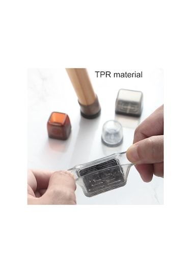 Sones Adet / Set Kalınlaştırılmış Aşınmaya Dayanıklı Masa Ve Sandalye Bacak Kılıfları Ev Tipi Sessiz Kaymaz Tabure Ayak Koruyucu, Stil: Ekstra Büyük Yuvarlak Açık Kahverengi