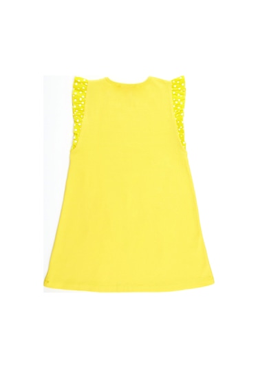 Denokids Mshb&G Sarı Papatya Kız Çocuk Elbise Sarı