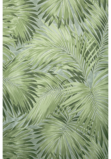 Pannello Tül Perde Yeşil 140x295 Yeşil