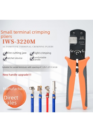 Wezone 1.25mm Ve 1.0mm Aralık Terminal İçin Ratchet Mekanizmalı Yüksek Karbon Çelik Pres Takımı - Kesin Ve Dayanıklı Presleme