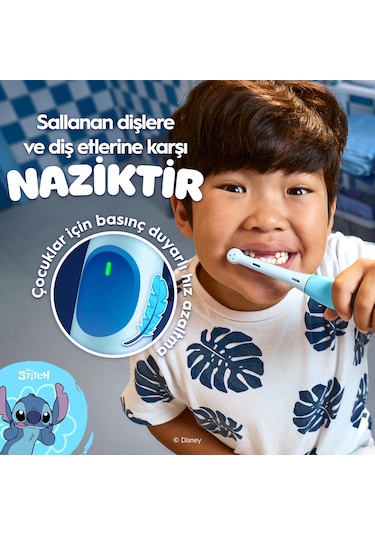 Oral-b İo Çocuk 6+ Stitch Şarjlı Diş Fırçası Şarjlı