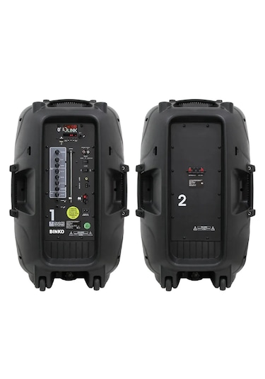 Hoparlör Seti 900w Bluetooth Şarjlı Işıklı Part Box +2 Mikrofon
