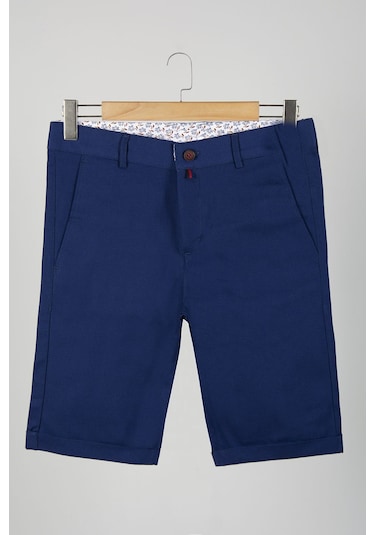 Terapi Men Erkek Sax Slim Fit Keten Şort Çokrenkli6