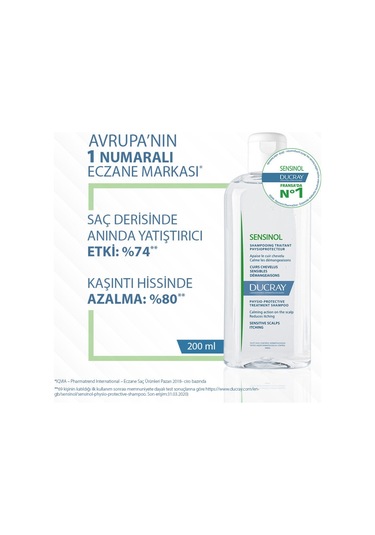 Ducray Sensinol Sampuan 200 ML