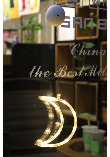 Ay Led Işıklı Vitrin,Kapı Ve Cam Süsü Gün Işığı