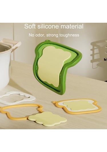 Sones 3'ü 1 Arada Çıkarılabilir Isı Koruma Pedi Ev Tipi Isıya Dayanıklı Masa Üstü Yer Matları Yeşil