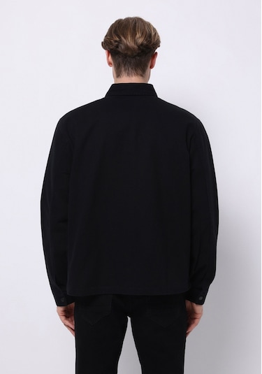Colin's Colins Crop Fit Erkek Siyah Shacket Cl1075308 Q1.v1 Blk Siyah