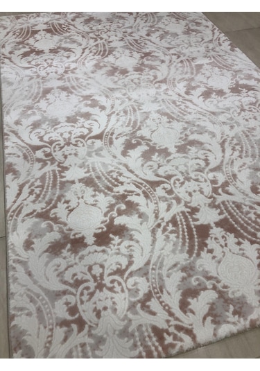 Dinarsu Halı Divina 150X233 Dı-005 Pudra Pembe Beyaz 4 M2 Halı !