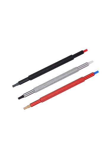 Lemestar Saat Tamiri Aleti 7404: 3'lü Paslanmaz Çelik İğne Takıcı Seti, 5 Farklı Delik Boyutu İle Saat İğnelerini Çizgiyi Çizmeden Güvenli Bir Şekilde Tak