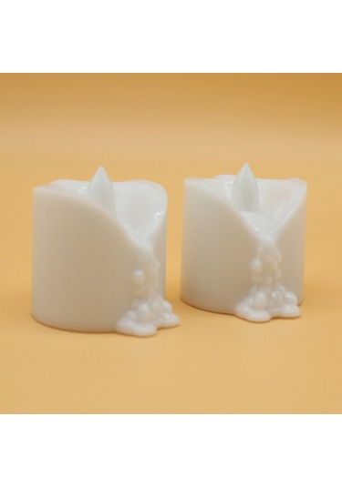 Maiyame 12 Adet Uzaktan Kumandalı Led Mum, Yumuşak Parıltı Efekti, Safe Kullanım, Noel Ve Parti Dekorasyonu, Islak Görünüm, Cr2032 Pil Dahil Sıcak Beyaz