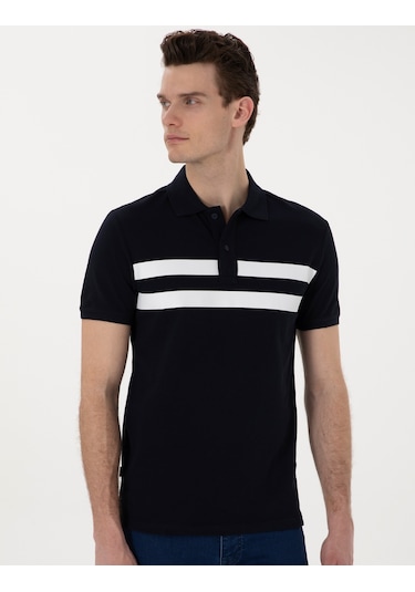Pierre Cardin Erkek Lacivert Tişört 50310154-vr033 Lacivert