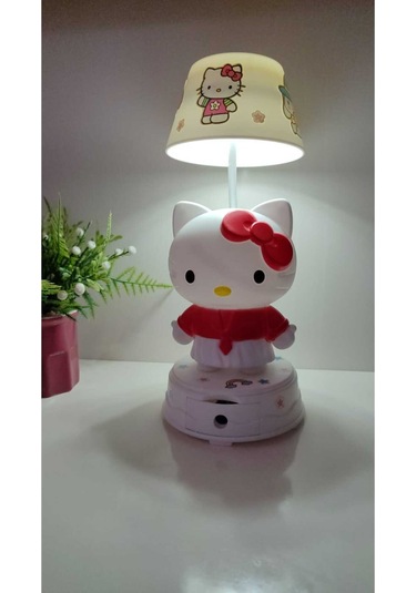 Hello Kitty Masa Üzeri Gece Lambası Boyut 25 Cm Çok Renkli