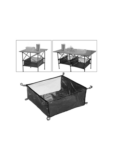 Homyl Döngü Askıları Ile Masa Altında Saklama 48cmx48cmx20cm Siyah Çok Renkli