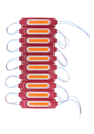 Parmak Lamba Cob Led Kırmızı 24v 10'lu Br 040 99 76
