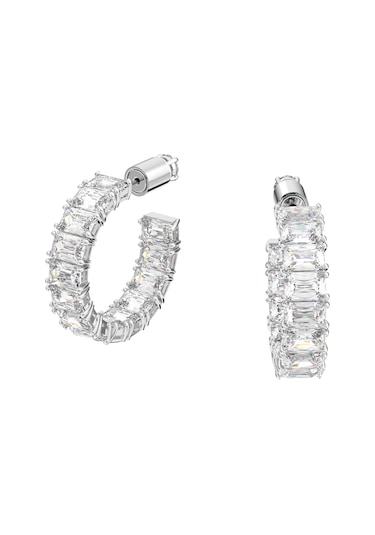 5612673 Swarovski Küpe Mıllenıa:Pe Hoop Clear Whıte/Rhs