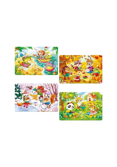 Circle Toys 4 Mevsim  Puzzle