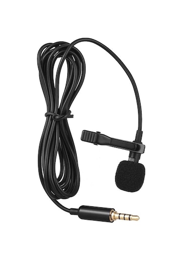 Jms Ey-510a Akıllı Telefon Dslr Kamera Bilgisayar İçin Mini Taşınabilir Klipsli Kondenser Yaka Mikrofonu