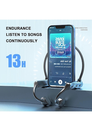 Kablosuz Kulaklık Bluetooth Kulaklık 5.1 Siyah Pembe Kemik İletim