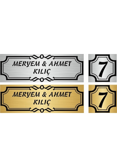 Kapı İsimliği Ve No