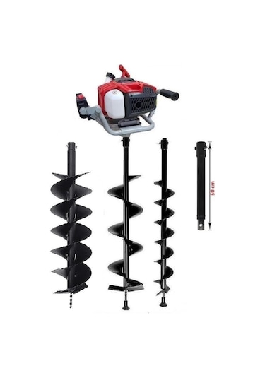 Gardenpro EA52P Toprak Burgu Makinesi Seti
