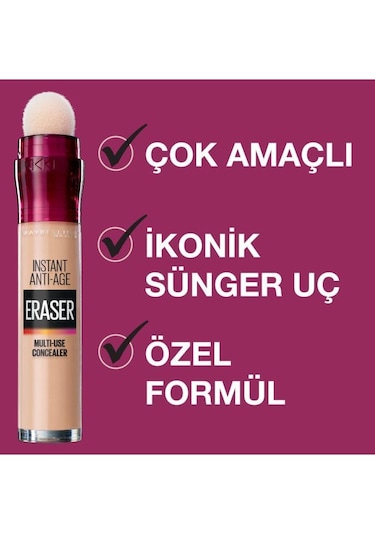 Maybelline New York Baby Skin Makyaj Bazı + Instant Eras 03