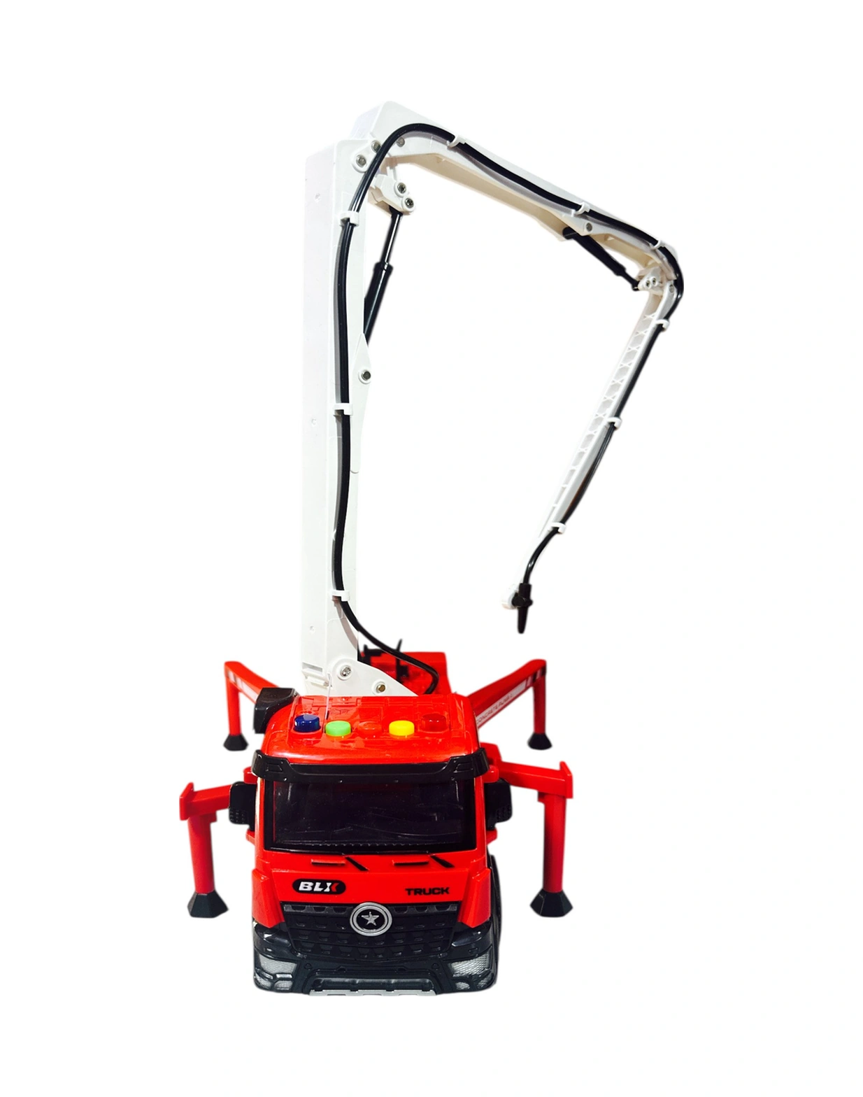 Sürtmeli Sesli Işıklı Su Atan İtfaiye Aracı 33 Cm Kapıları Açılır Kırmızı