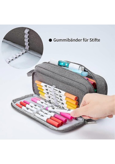 3 Bölmeli Kalem Kutusu Büyük Kapasiteli Kalem Kutusu Kalem Kutusu Kalem Çantası Diğer