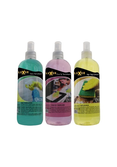 Luxor Kimya Derz - Fırın İçi - Ağır yağ Temizleyici 3x400 Ml