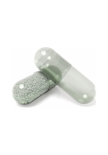 Orta Boy Şeffaf Boş İlaç Kapsülü 0'' 250 Adet-600mg Helal Sertifikalı