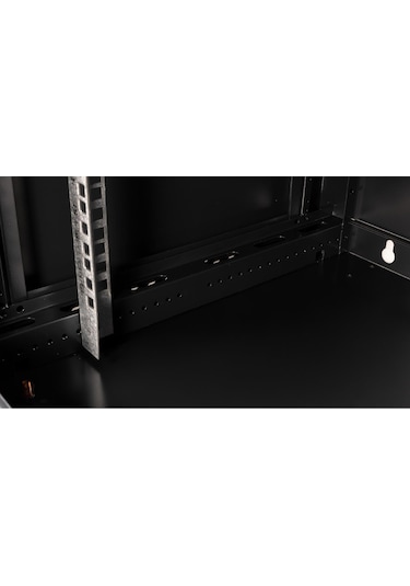 Lande - 9u 19" Duvar Tipi Rack Kabinet Genişlik: 600 Mm Derinlik: 450 Mm Siyah