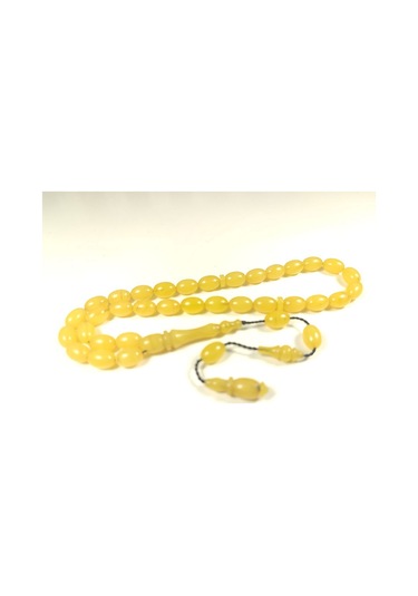 Başka Yerde Yok Abdullah Başkale Usta Eseri Bilek Boy Çift Cila Sıkma Kehribar Sertifikalı 5883