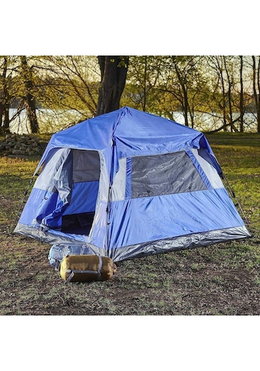 Where Tomorrow Fenstern Otomatik Çadır-mavi Mavi