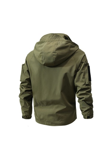 Sımıcg Erkek Gündelik Kapüşonlu Ceket Siyah