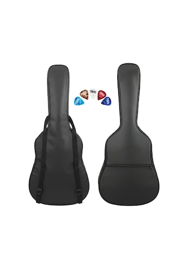 Midex Gk-40k Klasik Gitar Çantası Kaliteli Siyah Kılıf