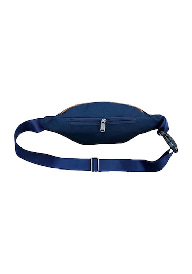 Monte Lui Unisex Kanvas Kumaş Bel Ve Çapraz Çanta Lacivert