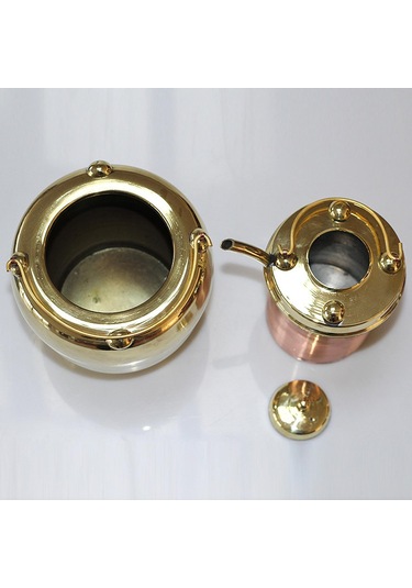 Suntek Şarap Isıtıcı Tencere Mutfak Gereçleri Taşınabilir Altın