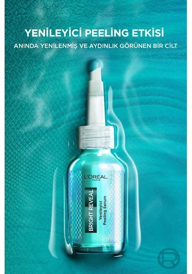 L'Oreal Paris Bright Reveal Koyu Lekelere Karşı Hızlı Etkili Yenileyici Peeling Serum 25 ML