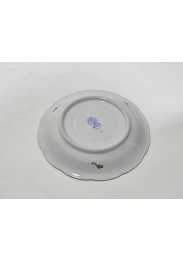 Herend 734 El Boyama Porselen Çay Fincan Tabağı 006 renkli