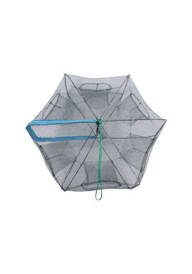 Xindoker 6 Delikli Kare Balık Ve Karides Tutma Ağı - Balık Avı Kafesi, Pratik Taşıma Ve Saklama