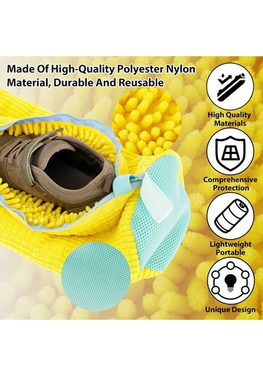 Youmex Ayakkabı Yıkama Çantası, Polyester Nilon, Sarı, 39x19 Cm, Makine Yıkama Güvenli, Tekli Paket Sarı