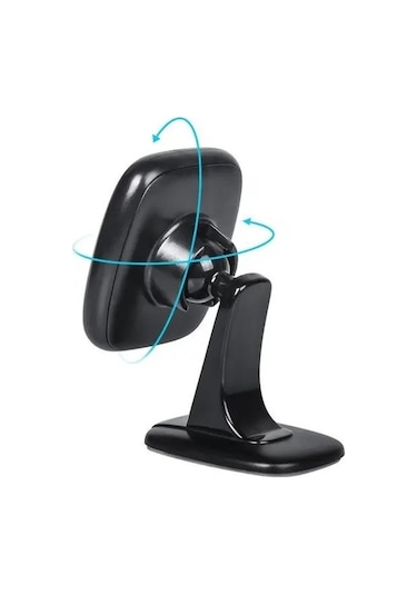 Adaman Premium Serisi F019 Araç Içi 360 Derece Dönen Manyetik Telefon Tutucu Siyah