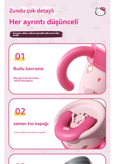 Sanrio Büyük Kapasiteli Termos Bardak-hello Kitty