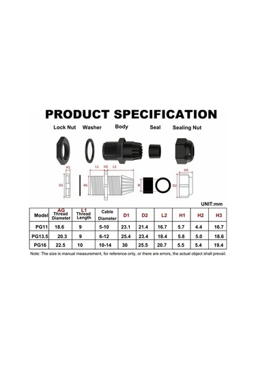 Willowhaven 15 Adet Siyah Pg13.5 Granthead Bağlantı Elemanları Ve Kablo Korumaları