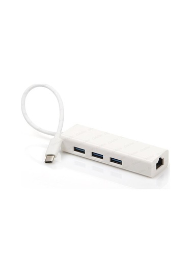 Yediverenbilişim Dark Usb 3.1 Typec 3 X Usb3.0 Hub Ve 1 X Gigabit Ethernet