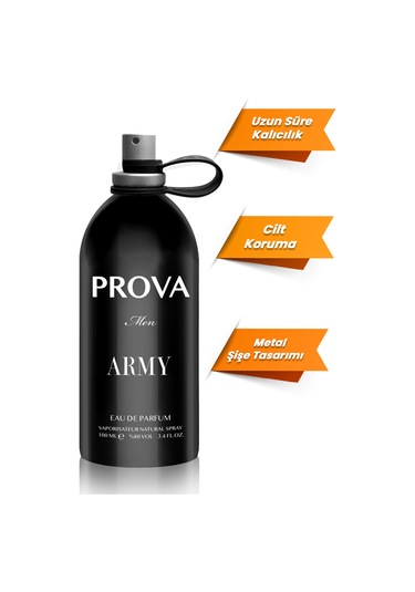 Prova Army Odunsu Erkek Parfüm EDP 100 ML