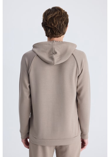 Twn Slim Fit Vizon Düz Rayon Sweatshirt 4ece24702002m V01