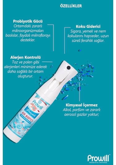 Airbiotics Probiyotikli Mikro Flora Dengeleyici Sprey 300ml + 1l Set