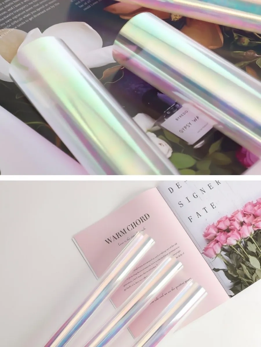 Bez Brenda Çiçek Ve Hediye İçin Ambalaj Kağıdı Gökkuşağı Film 443767769