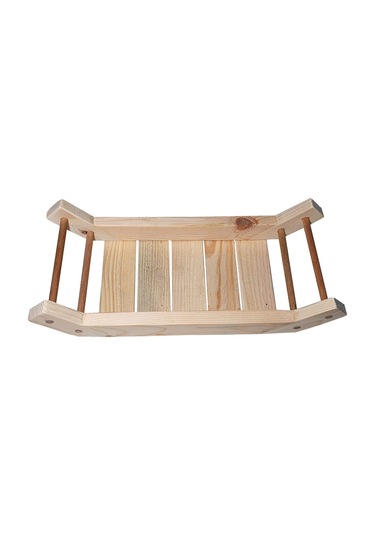 Doğal ahşap ekmeklik sosluk çok amaçlı sunum tepsisi Ahşap