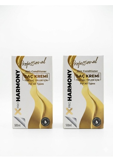 Xpro Harmony Tüm Saçlar İçin Saç Bakım Kremi Seti 2 500:1000 Ml